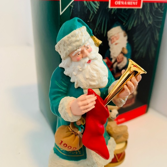 Hallmark Merry Olde Santa Ornament 1992 Santa Claus Christmas Ornament - Picture 2 of 11